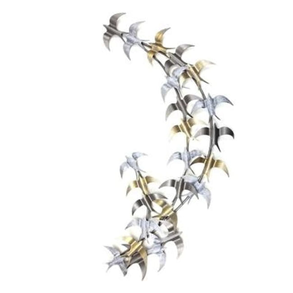 Swallow Flying Birds Metal Wall Art