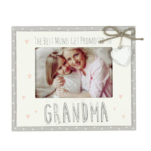 The Best Mums Get Promoted To Grandma 6" x 4"Photo Frame
