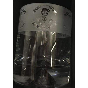Milford Whisky Tumbler Glasses - Thistle - Gift - Glasses