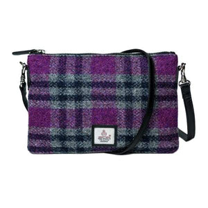 Harris Tweed Zip Purse Bag